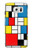 S3814 Piet Mondrian Line Art Composition Case For Samsung Galaxy S7 Edge