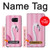 S3805 Flamingo Pink Pastel Case For Samsung Galaxy S6 Edge Plus