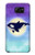 S3807 Killer Whale Orca Moon Pastel Fantasy Case For Samsung Galaxy S6 Edge Plus