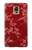S3817 Red Floral Cherry blossom Pattern Case For Samsung Galaxy Note 4