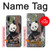 S3793 Cute Baby Panda Snow Painting Case For Samsung Galaxy A20, Galaxy A30