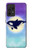 S3807 Killer Whale Orca Moon Pastel Fantasy Case For Samsung Galaxy A52, Galaxy A52 5G