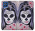 S3821 Sugar Skull Steam Punk Girl Gothic Case For Samsung Galaxy M62