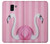 S3805 Flamingo Pink Pastel Case For Samsung Galaxy J6 (2018)