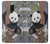 S3793 Cute Baby Panda Snow Painting Case For Samsung Galaxy A6+ (2018), J8 Plus 2018, A6 Plus 2018