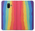 S3799 Cute Vertical Watercolor Rainbow Case For Samsung Galaxy A6+ (2018), J8 Plus 2018, A6 Plus 2018