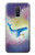 S3802 Dream Whale Pastel Fantasy Case For Samsung Galaxy A6+ (2018), J8 Plus 2018, A6 Plus 2018