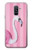 S3805 Flamingo Pink Pastel Case For Samsung Galaxy A6+ (2018), J8 Plus 2018, A6 Plus 2018