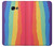 S3799 Cute Vertical Watercolor Rainbow Case For Samsung Galaxy A5 (2017)