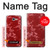 S3817 Red Floral Cherry blossom Pattern Case For Samsung Galaxy J7 Prime (SM-G610F)