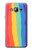 S3799 Cute Vertical Watercolor Rainbow Case For Samsung Galaxy J3 (2016)