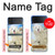 S3794 Arctic Polar Bear in Love with Seal Paint Case For Samsung Galaxy Z Flip 3 5G