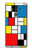 S3814 Piet Mondrian Line Art Composition Case For Huawei Mate 10 Pro, Porsche Design