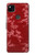 S3817 Red Floral Cherry blossom Pattern Case For Google Pixel 4a