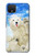 S3794 Arctic Polar Bear in Love with Seal Paint Case For Google Pixel 4