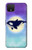 S3807 Killer Whale Orca Moon Pastel Fantasy Case For Google Pixel 4