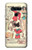 S3820 Vintage Cowgirl Fashion Paper Doll Case For LG V40, LG V40 ThinQ
