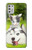 S3795 Grumpy Kitten Cat Playful Siberian Husky Dog Paint Case For Motorola Moto G Stylus (2021)
