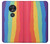 S3799 Cute Vertical Watercolor Rainbow Case For Motorola Moto G7 Power