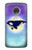 S3807 Killer Whale Orca Moon Pastel Fantasy Case For Motorola Moto G7, Moto G7 Plus