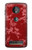 S3817 Red Floral Cherry blossom Pattern Case For Motorola Moto Z3, Z3 Play