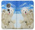 S3794 Arctic Polar Bear in Love with Seal Paint Case For Motorola Moto G6 Play, Moto G6 Forge, Moto E5