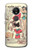 S3820 Vintage Cowgirl Fashion Paper Doll Case For Motorola Moto G6 Play, Moto G6 Forge, Moto E5