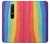 S3799 Cute Vertical Watercolor Rainbow Case For Nokia 6.1, Nokia 6 2018