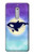 S3807 Killer Whale Orca Moon Pastel Fantasy Case For Nokia 5