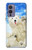 S3794 Arctic Polar Bear in Love with Seal Paint Case For OnePlus 9