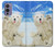 S3794 Arctic Polar Bear in Love with Seal Paint Case For OnePlus 9