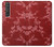 S3817 Red Floral Cherry blossom Pattern Case For Sony Xperia 1 III