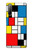 S3814 Piet Mondrian Line Art Composition Case For Sony Xperia 10 II