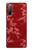 S3817 Red Floral Cherry blossom Pattern Case For Sony Xperia 10 II