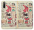S3820 Vintage Cowgirl Fashion Paper Doll Case For Sony Xperia L4