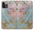 S3717 Rose Gold Blue Pastel Marble Graphic Printed Case For iPhone 13 Pro