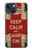 S0674 Keep Calm and Carry On Case For iPhone 13 mini