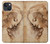 S1045 Leonardo da Vinci Woman's Head Case For iPhone 13 mini