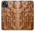 S1307 Fish Wood Carving Graphic Printed Case For iPhone 13 mini