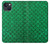 S2704 Green Fish Scale Pattern Graphic Case For iPhone 13 mini