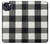 S2842 Black and White Buffalo Check Pattern Case For iPhone 13
