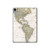 S0604 World Map Hard Case For iPad mini 6 7, iPad mini (2021,2024)