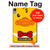 S2760 Yellow Duck Tuxedo Cartoon Hard Case For iPad mini 6 7, iPad mini (2021,2024)