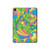 S3273 Flower Line Art Pattern Hard Case For iPad mini 6 7, iPad mini (2021,2024)