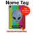 S3437 Alien No Signal Hard Case For iPad mini 6 7, iPad mini (2021,2024)