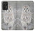 S1566 Snowy Owl White Owl Case For Samsung Galaxy A52s 5G