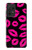 S2933 Pink Lips Kisses on Black Case For Samsung Galaxy A52s 5G