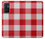 S3535 Red Gingham Case For OnePlus 9RT 5G