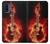 S0415 Fire Guitar Burn Case For Motorola G Pure