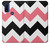 S1849 Pink Black Chevron Zigzag Case For Motorola G Pure